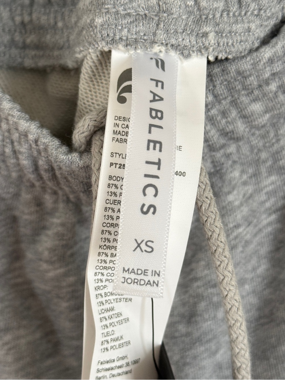Fabletics Gray Drawstring Lounge Pants - Picture 4 of 4